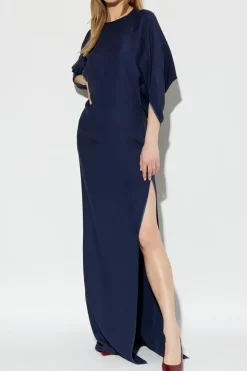 Gucci NAVY BLUE Dress with side slit