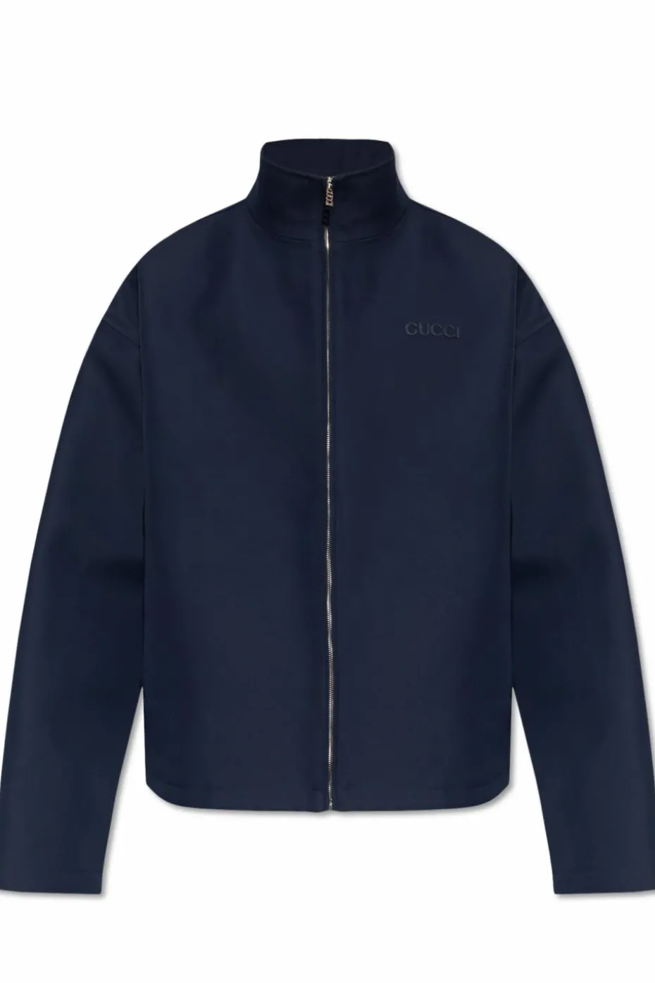 Gucci NAVY BLUE Jacket with logo