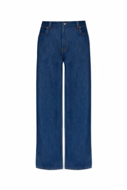 Gucci NAVY BLUE Jeans with wide legs