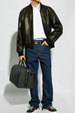 Gucci NAVY BLUE Jeans with straight legs