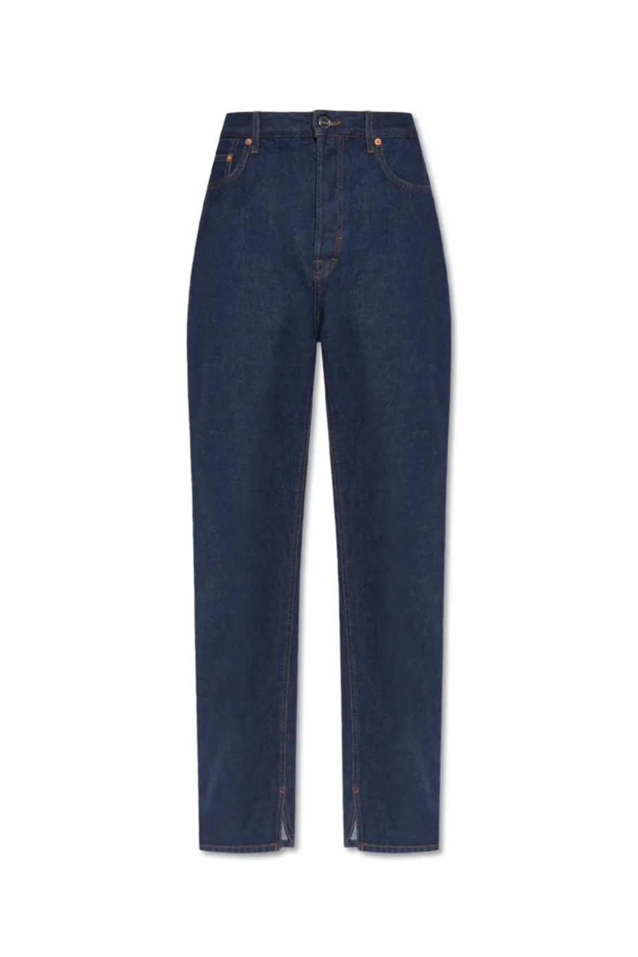 Gucci NAVY BLUE Jeans with slit on the legs