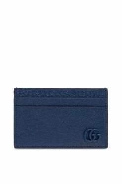 Gucci NAVY BLUE Leather card case