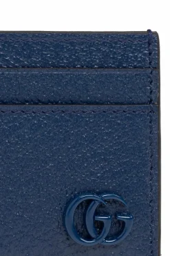 Gucci NAVY BLUE Leather card case