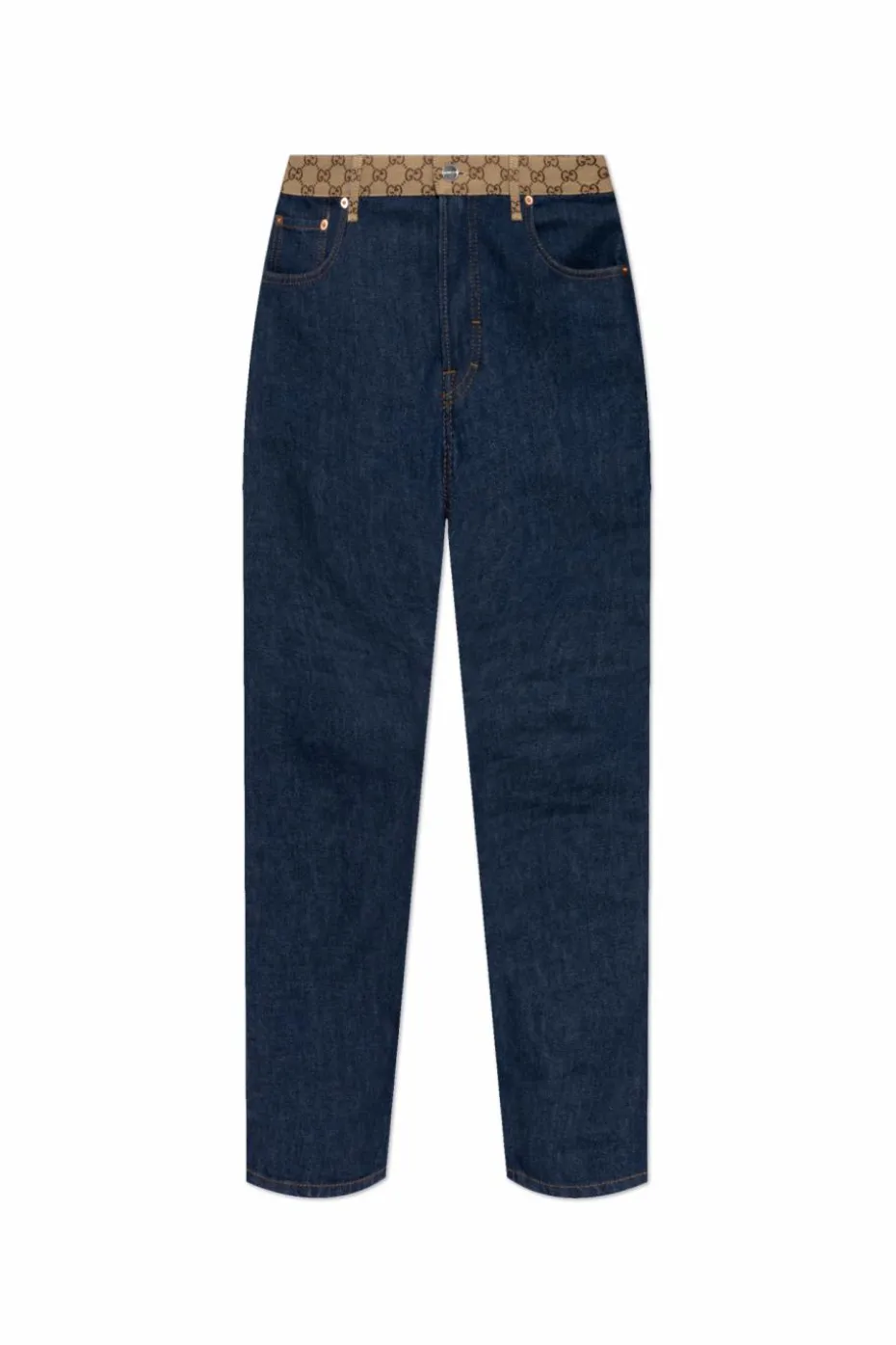 Gucci NAVY BLUE Monogram jeans