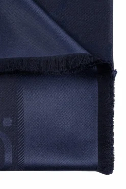 Gucci NAVY BLUE Monogrammed shawl