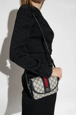 Gucci NAVY BLUE ‘Ophidia Mini’ shoulder bag