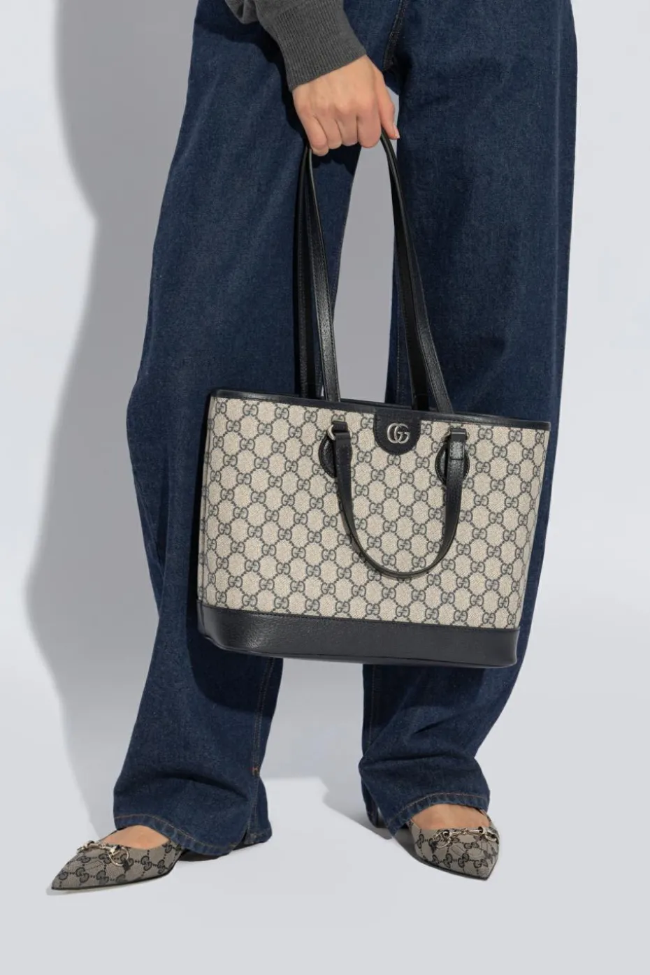 Gucci NAVY BLUE ‘Ophidia Mini’ shopper bag