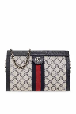 Gucci NAVY BLUE ‘Ophidia Small’ shoulder bag
