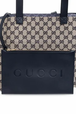 Gucci NAVY BLUE ‘Original GG Medium’ Shopper Bag