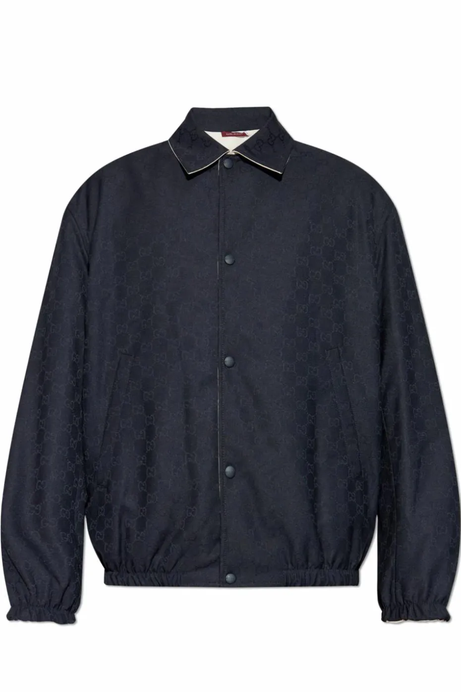 Gucci NAVY BLUE Reversible jacket with monogram