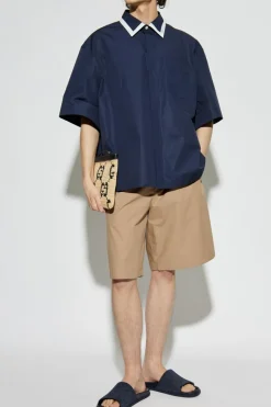 Gucci NAVY BLUE Shirt with Pocket