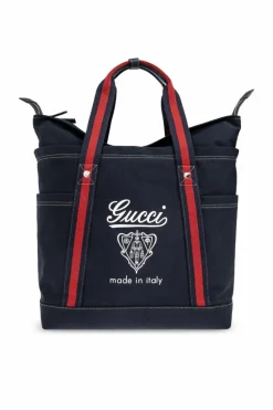 Gucci NAVY BLUE shopper type bag