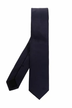 Gucci NAVY BLUE Silk tie