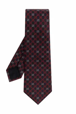 Gucci NAVY BLUE Silk tie