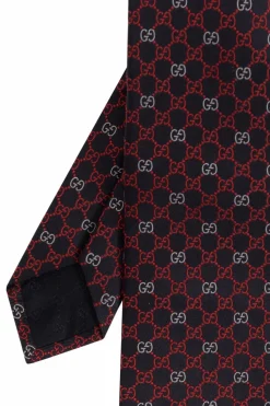 Gucci NAVY BLUE Silk tie