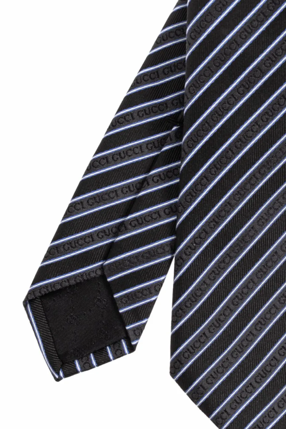 Gucci NAVY BLUE Silk tie