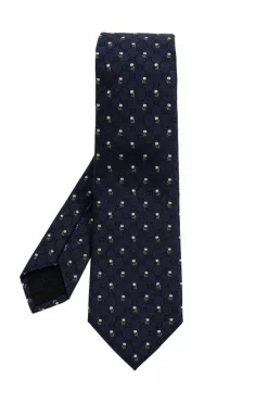 Gucci NAVY BLUE Silk tie