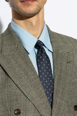 Gucci NAVY BLUE Silk tie