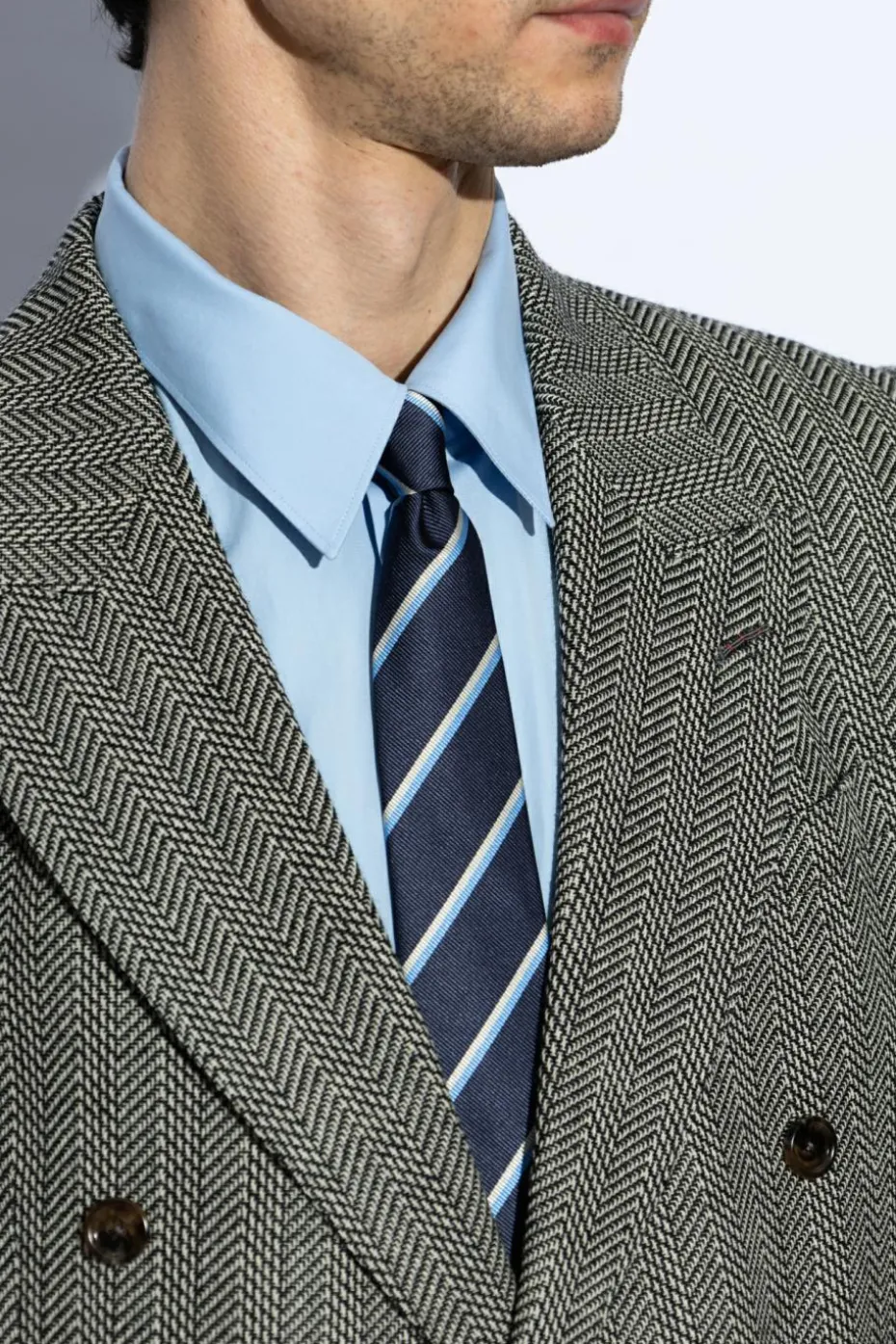 Gucci NAVY BLUE Silk tie