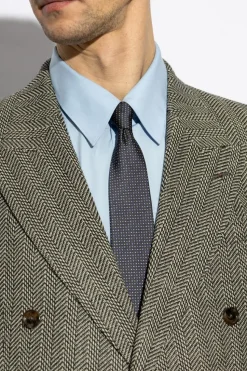 Gucci NAVY BLUE Silk tie