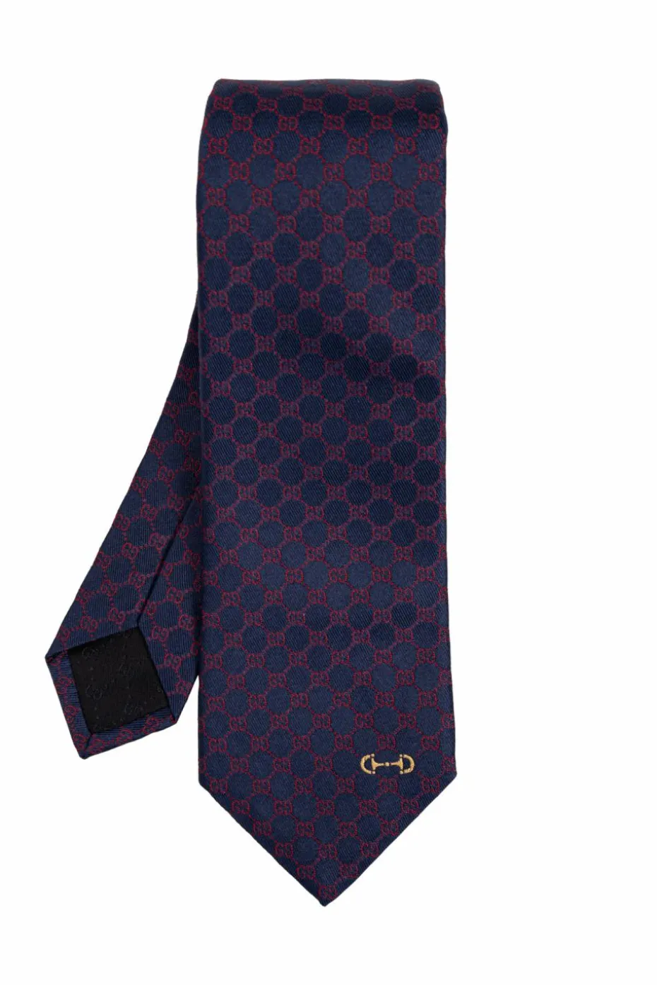 Gucci NAVY BLUE Silk tie