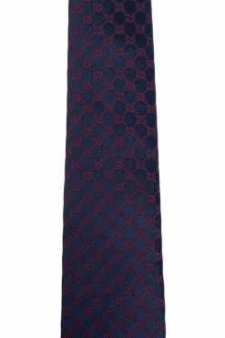 Gucci NAVY BLUE Silk tie
