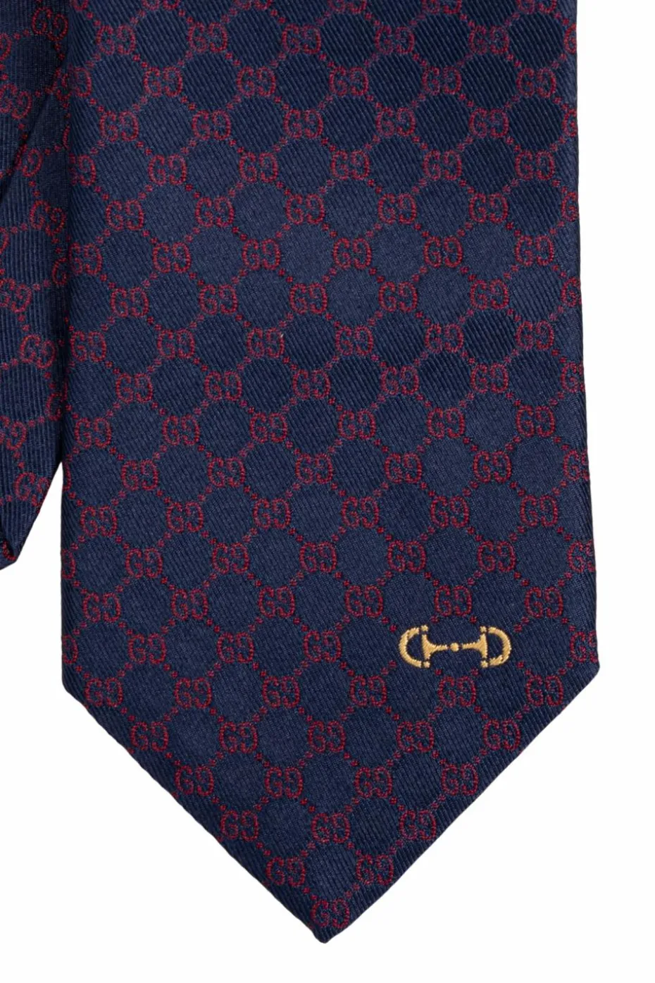 Gucci NAVY BLUE Silk tie