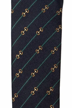 Gucci NAVY BLUE Silk tie