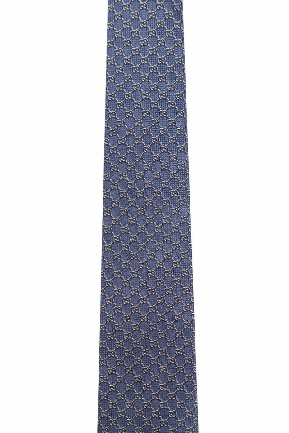 Gucci NAVY BLUE Silk tie with monogram