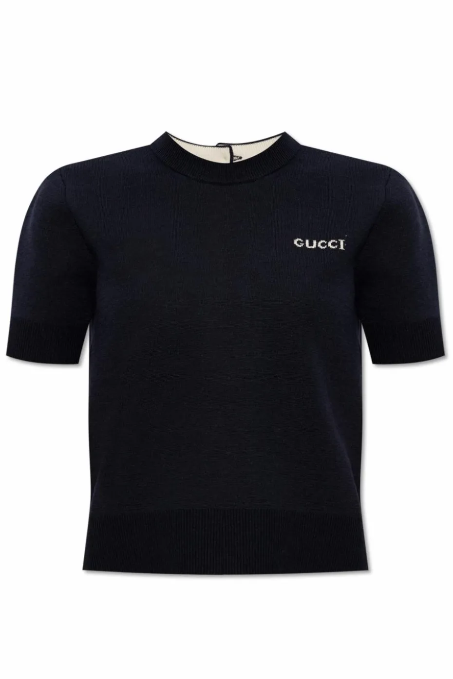 Gucci NAVY BLUE Top with logo