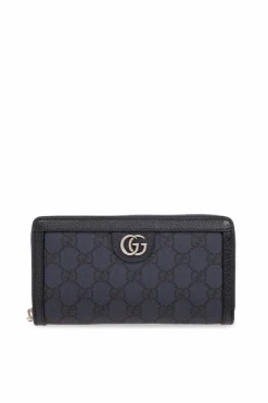 Gucci NAVY BLUE Wallet with logo