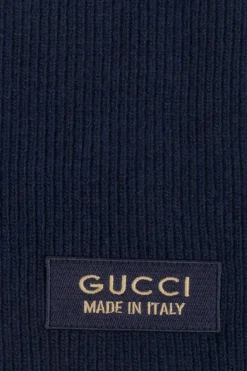 Gucci NAVY BLUE Wool scarf
