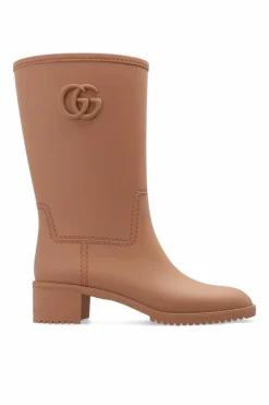 Gucci PINK Heeled rain boots