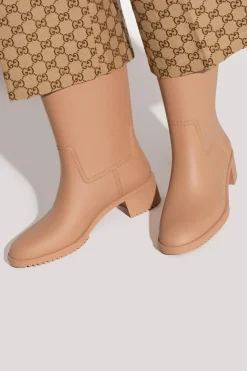 Gucci PINK Heeled rain boots