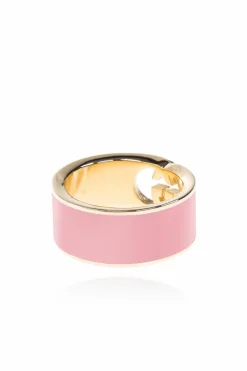 Gucci PINK Ring with logo