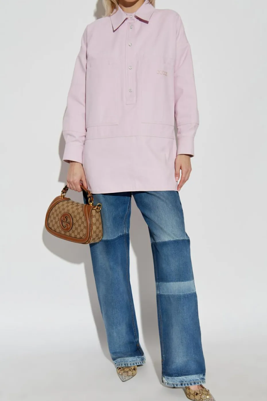 Gucci PINK Shirt with logo