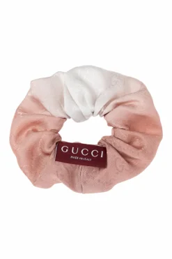 Gucci PINK Silk Hair Scrunchie