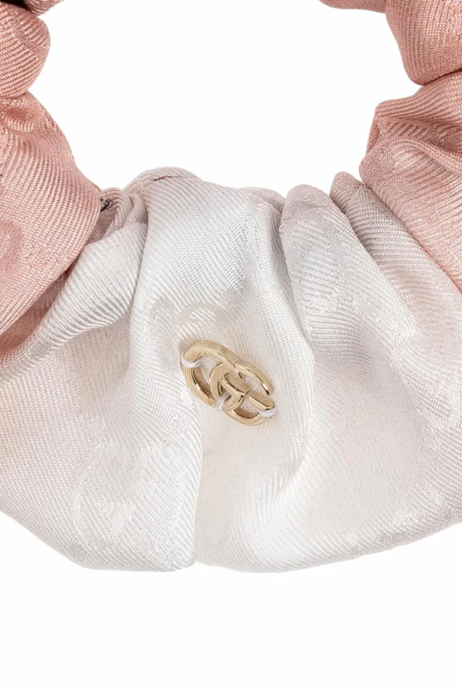 Gucci PINK Silk Hair Scrunchie