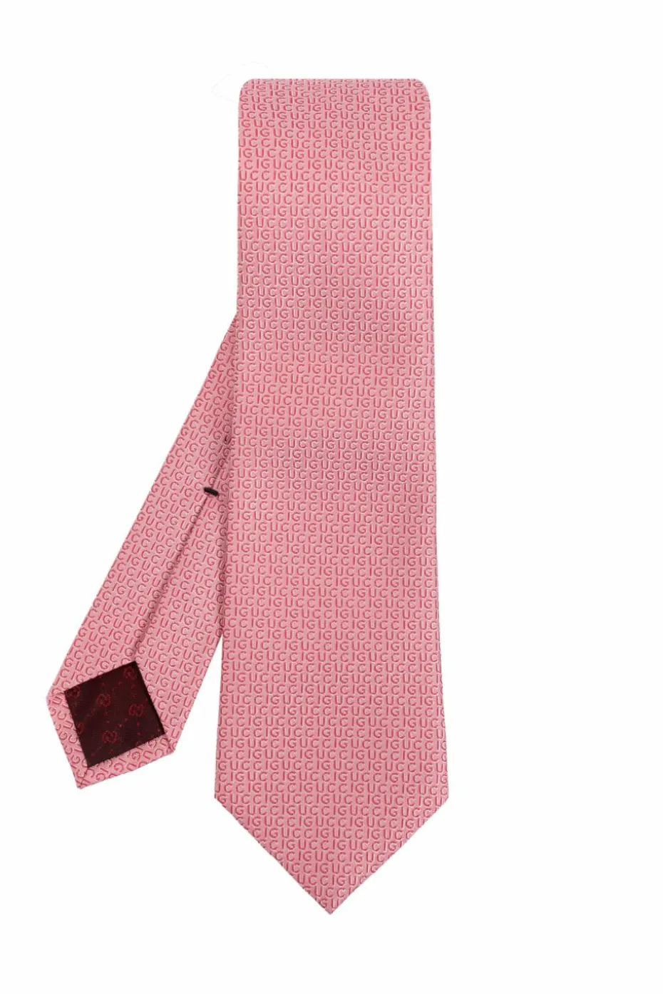 Gucci PINK Silk tie