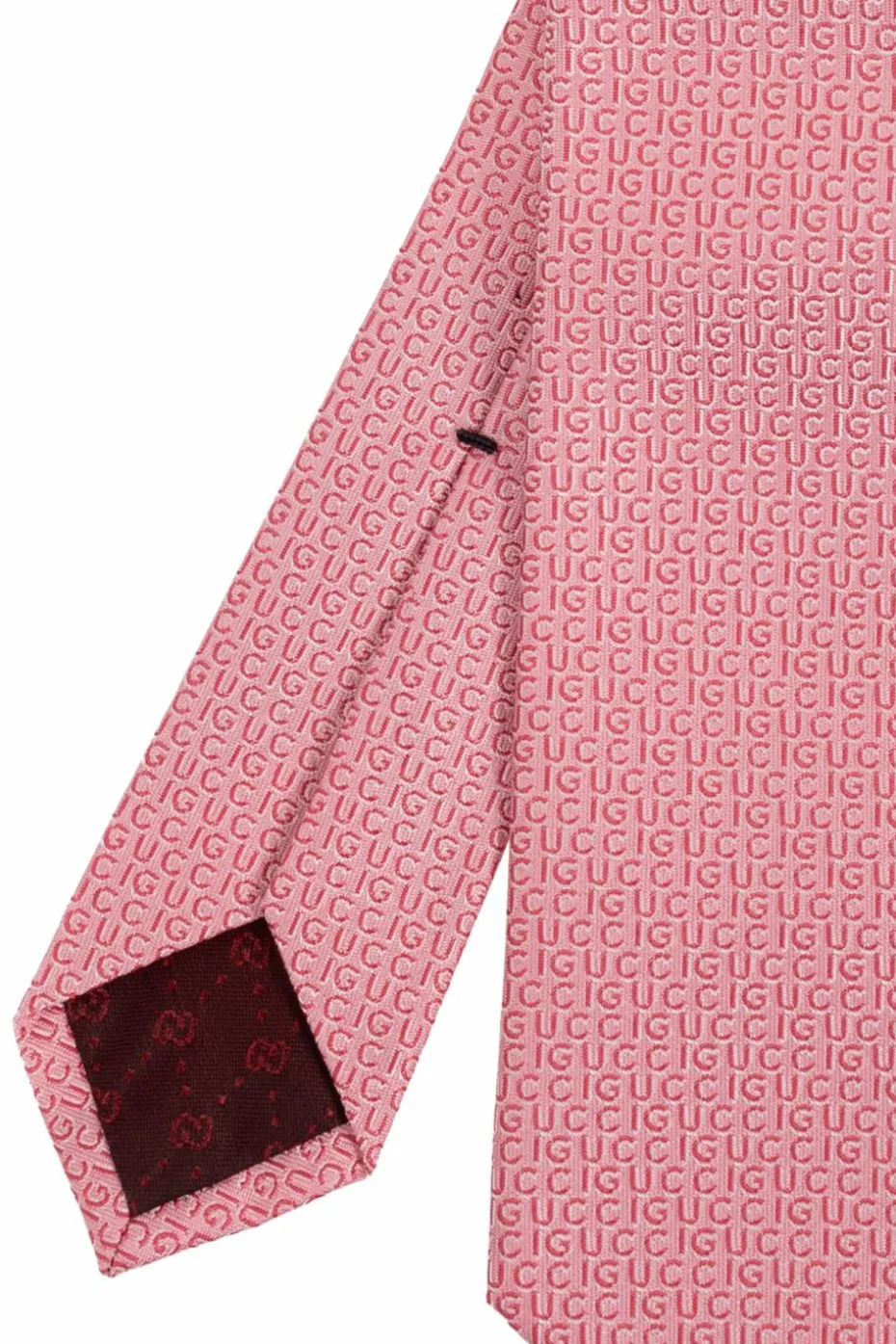 Gucci PINK Silk tie