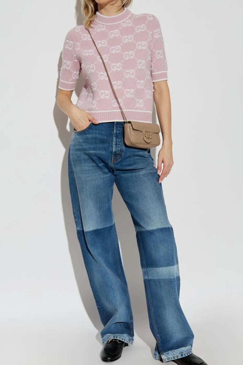 Gucci PINK Sweater with logo