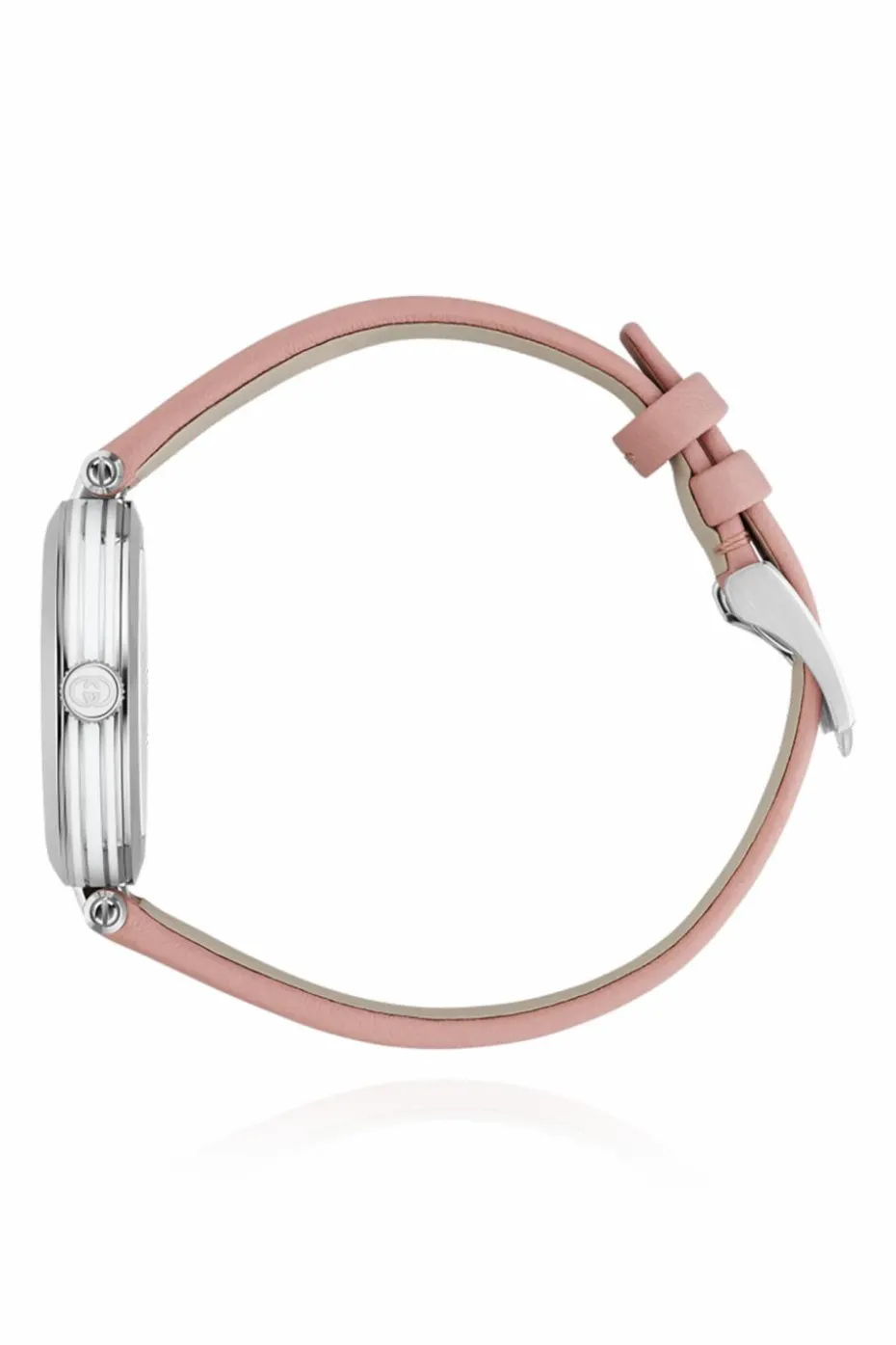Gucci PINK Watch on a leather strap
