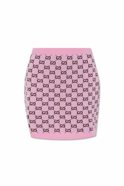 Gucci PINK Wool Skirt