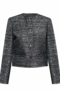 Gucci SILVER Blazer with logo
