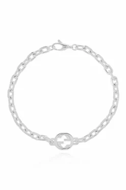 Gucci SILVER Bracelet with `GG` logo