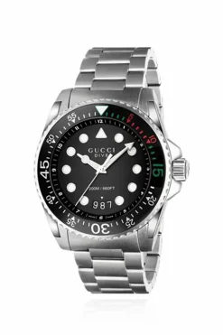 Gucci SILVER āDiveā watch