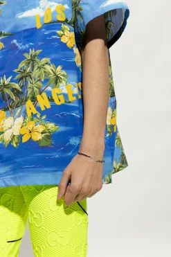 Gucci SILVER Gold bracelet with logo