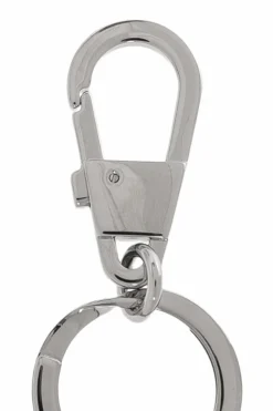 Gucci SILVER Keychain with logo