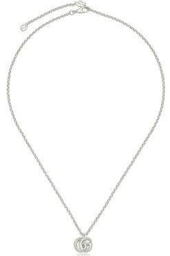 Gucci SILVER Necklace with logo