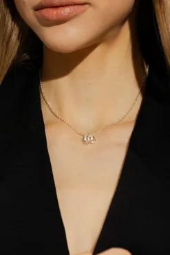 Gucci SILVER Necklace with logo